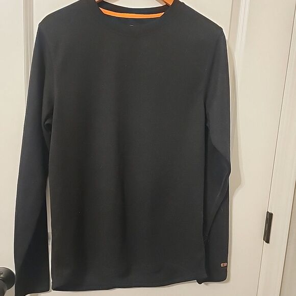 Omni Wool Thermal Shirt Mens Wool Base Layer Size L Black Outdoor Long Sleeve - Picture 1 of 8